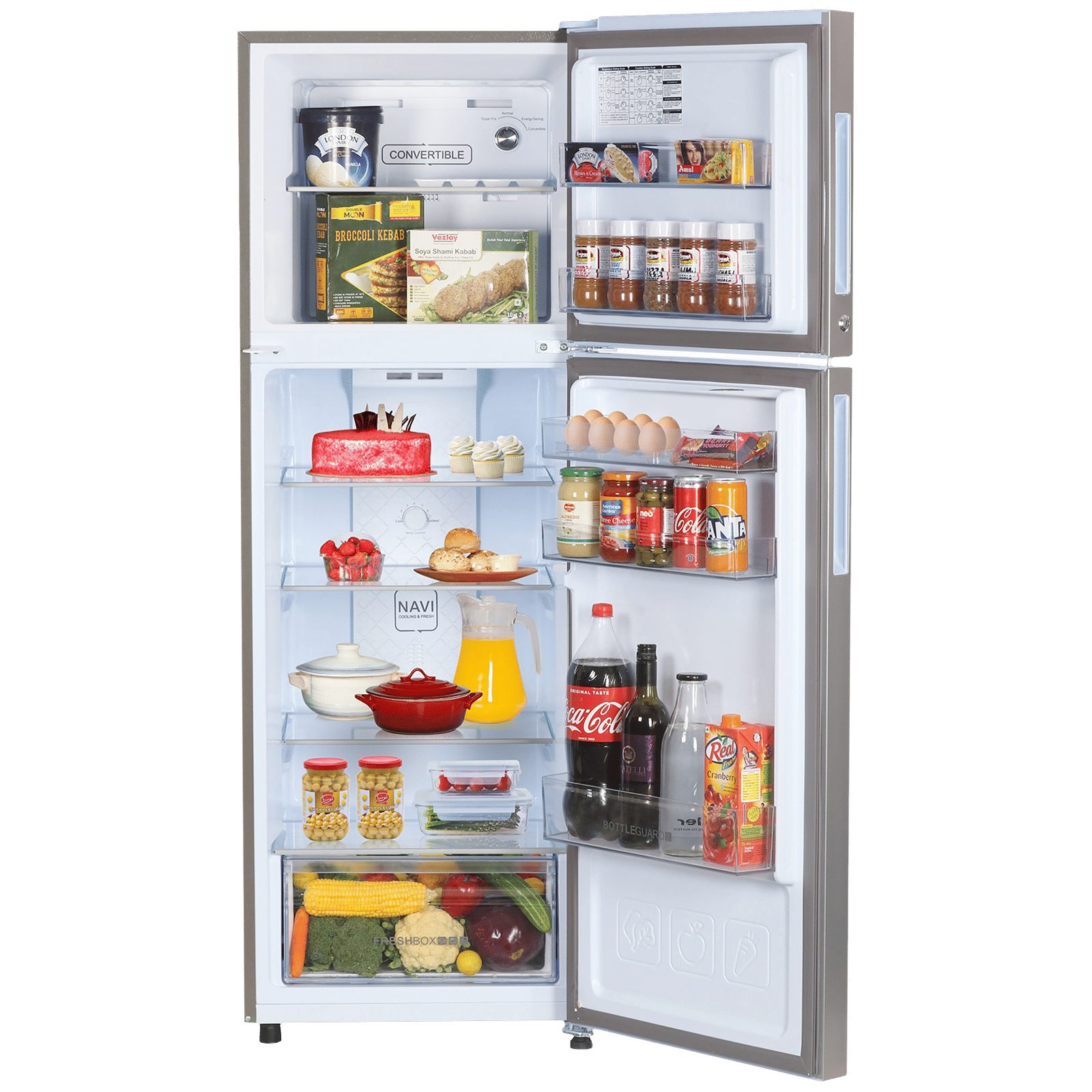 Buy Candy 258 Litres 2 Star Frost Free Double Door Convertible
